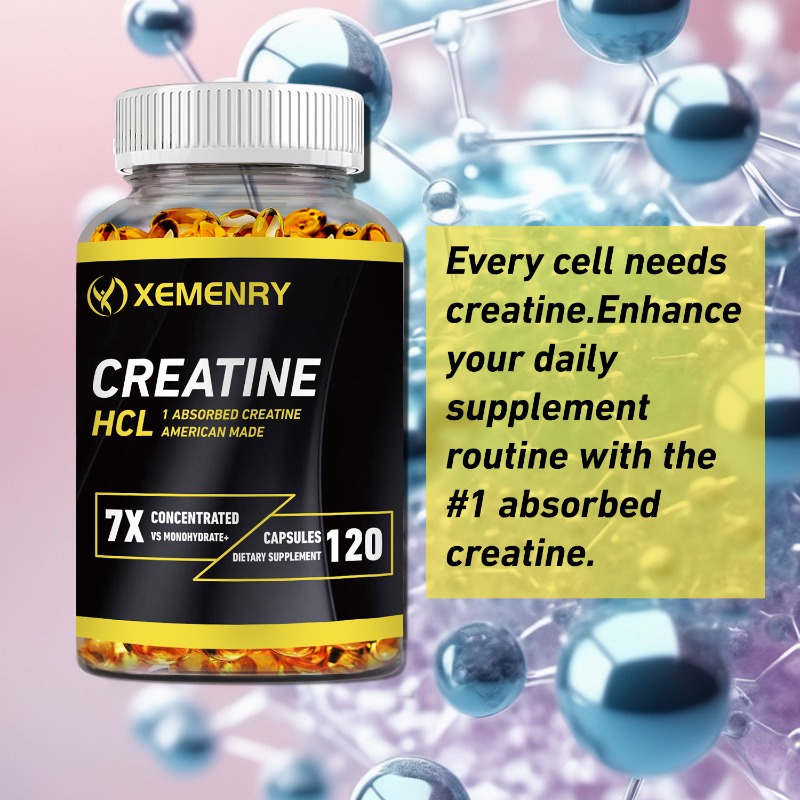 Creatine Hcl Capsule - Kreatin HCl Kapsülleri, Kas Gücünü Artırır,