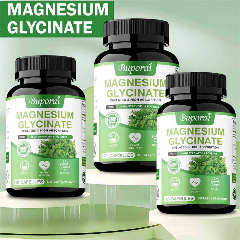 Magnesium Glycinate Capsule - Magnezyum Glisinat - Uyku, Beyin, Sinir