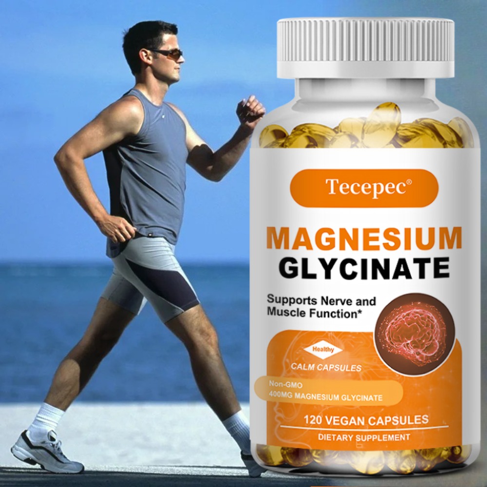 Magnesium Glycinate Capsule - Magnezyum Glisinat - Stres, Kas, Uyku,