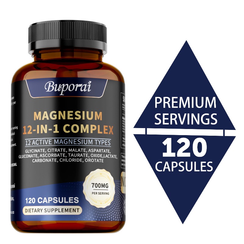 Magnesium Glycinate Capsule - Magnezyum Kompleksi - Rahatlama Sağlar, Ruh