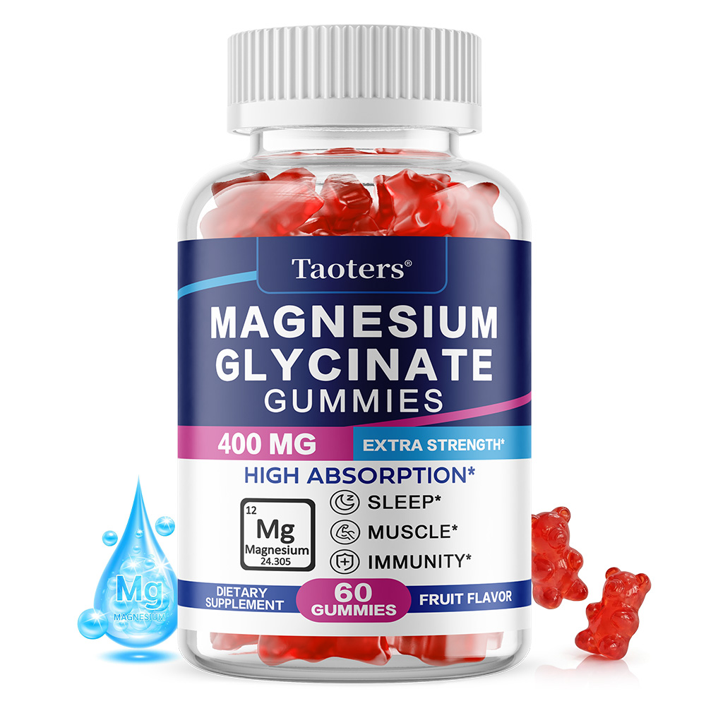 Magnesium Glycinate Capsule - Yetişkinler için Magnezyum Glisinat Sakızları 400mg