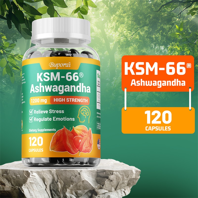 Ashwagandha Extract Root - KSM-66 Ashwagandha 1200 Mg Vejetaryen Kapsüller