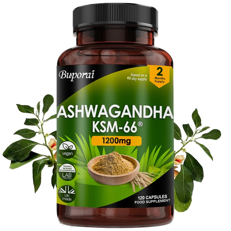 Ashwagandha Extract Root - Organik KSM-66 Aşvaganda Kök Ekstresi Stres