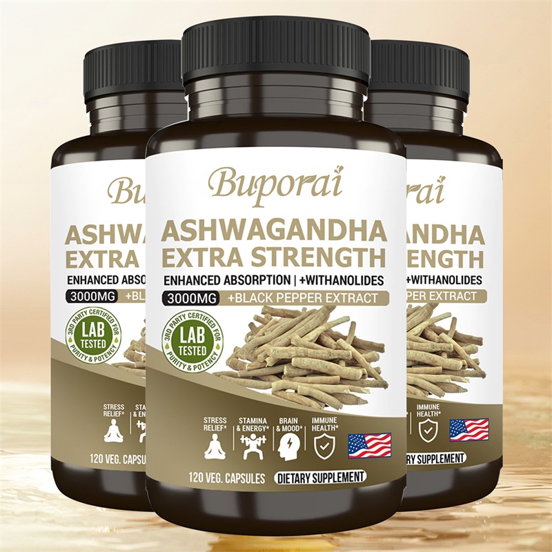 Ashwagandha Extract Root - Siyah Biberli Ashwagandha Kök Ekstresi Kapsülleri