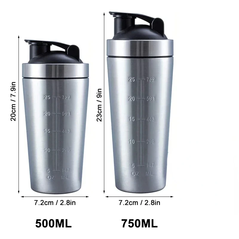 Paslanmaz Çelik Protein Shaker - Fitness With Nutrition incelemesi ve fiyatı
