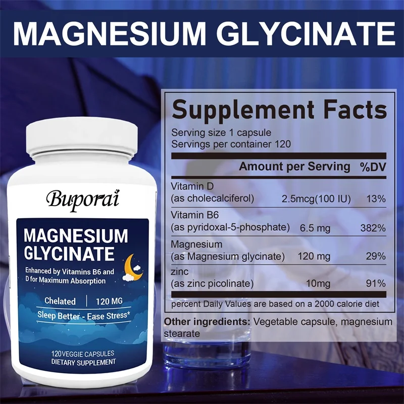 Magnezyum Glisinat 120mg Kapsü - Magnesium Glycinate Capsule incelemesi ve fiyatı