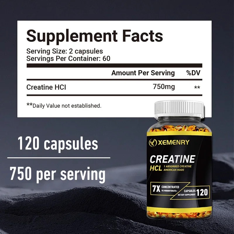 Kreatin HCl - Kas, Bilişsel ve - Creatine Hcl Capsule incelemesi ve fiyatı