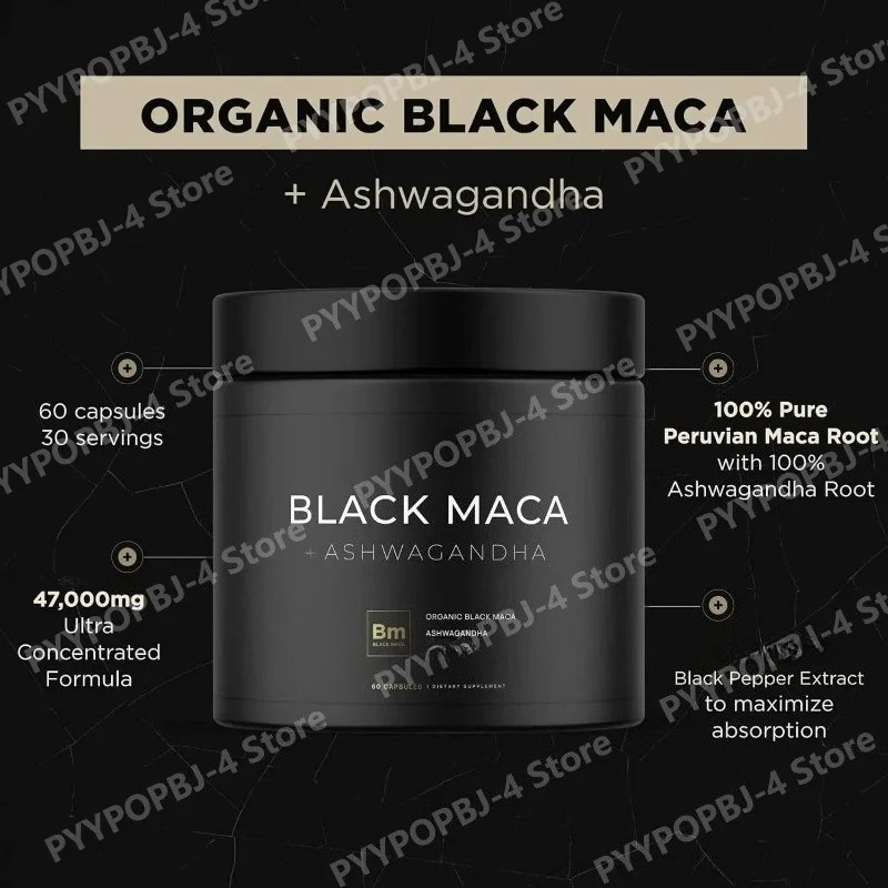 Siyah Maca Kökü Ekstresi ve Aş - Ashwagandha Extract Root incelemesi ve fiyatı