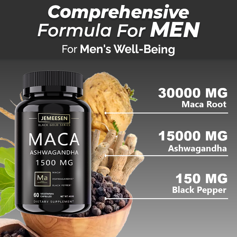 JEMEESEN - Erkekler İçin Maca  - Ashwagandha Extract Root incelemesi ve fiyatı