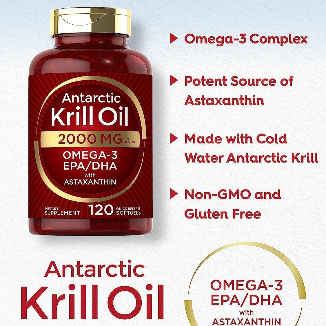 Krill yağı yumuşak kapsülleri  - Fitness With Nutrition incelemesi ve fiyatı