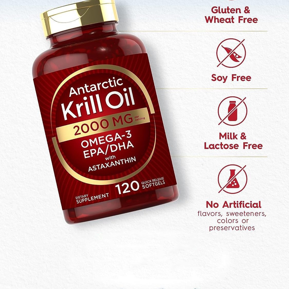 Krill yağı yumuşak kapsülleri  - Fitness With Nutrition incelemesi ve fiyatı