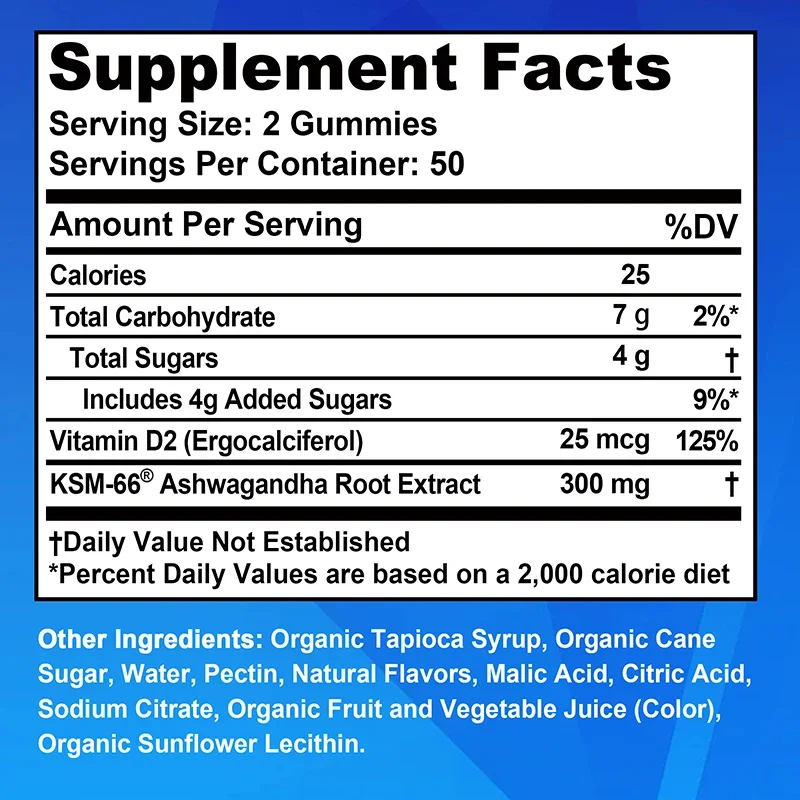 Ashwagandha Jelibonları - Stre - Ashwagandha Extract Root incelemesi ve fiyatı