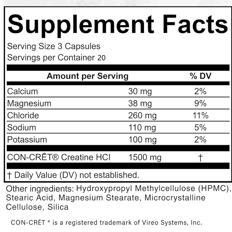 Kreatin HCL Kapsülleri 50Servi - Creatine Hcl Capsule incelemesi ve fiyatı