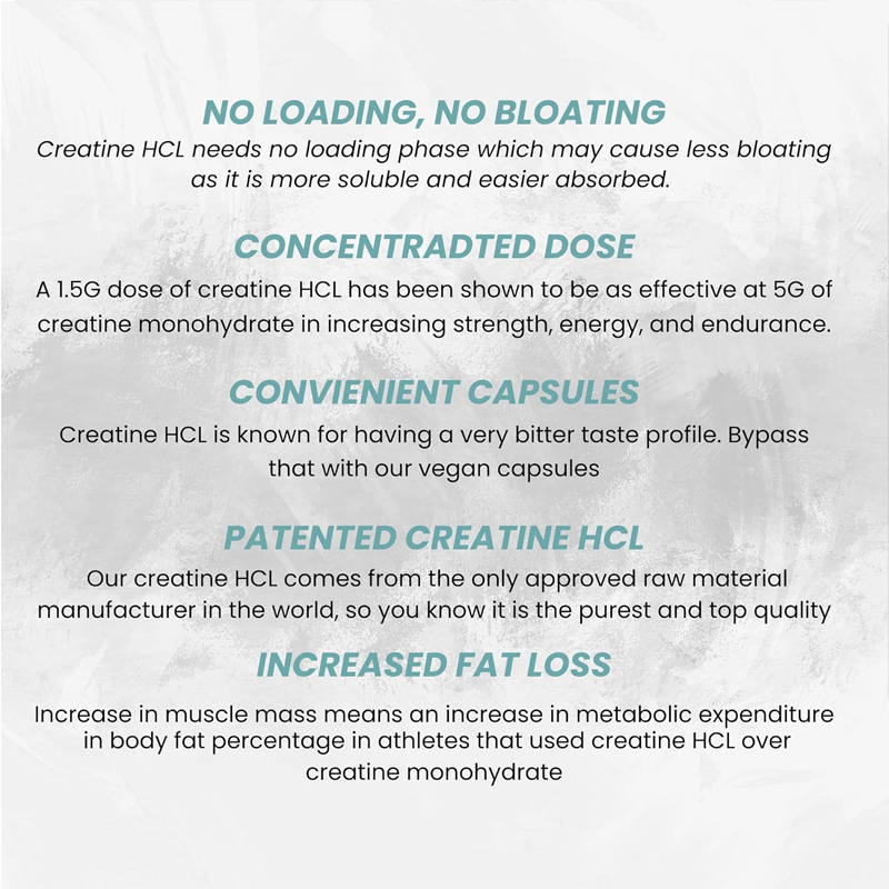 Kreatin HCL Kapsülleri 50Servi - Creatine Hcl Capsule incelemesi ve fiyatı